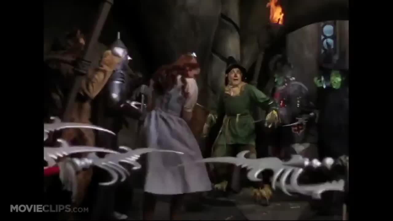 The wizard of oz I'm melting
