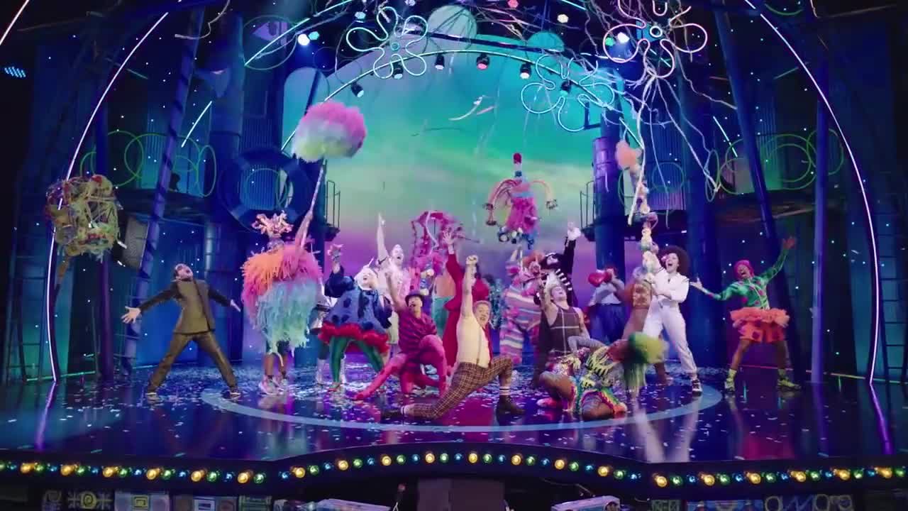 Spongebob Squarepants Musical It's an extraordinary Bikini Bottom day!