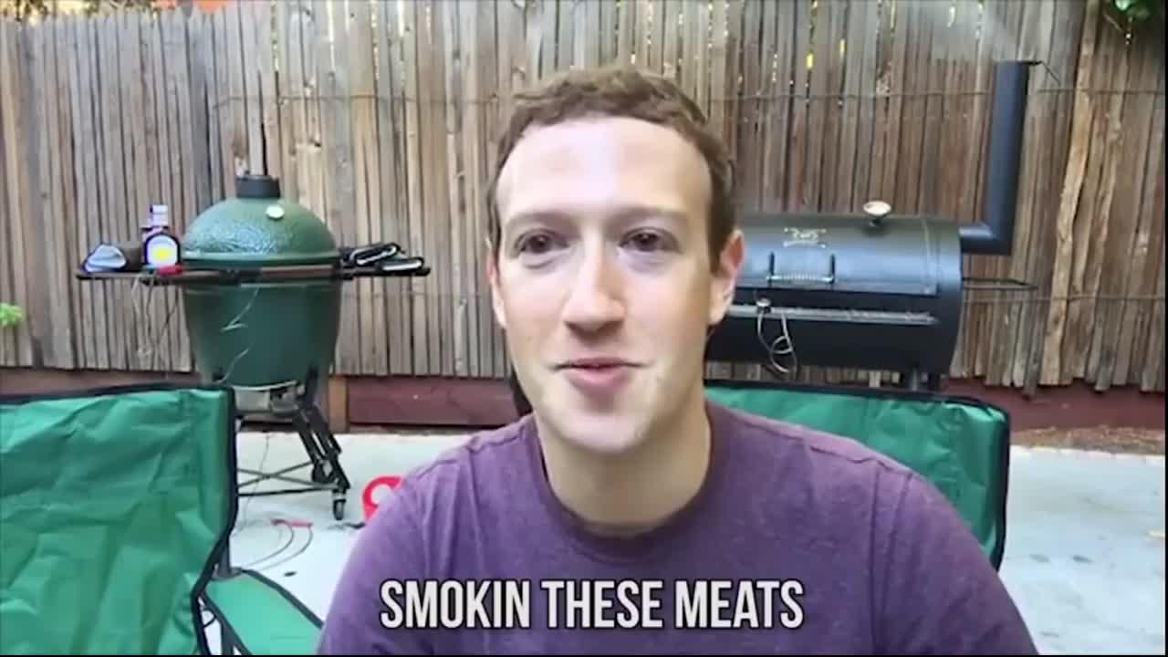 Mark Zuckerberg Meme Smoking these meats