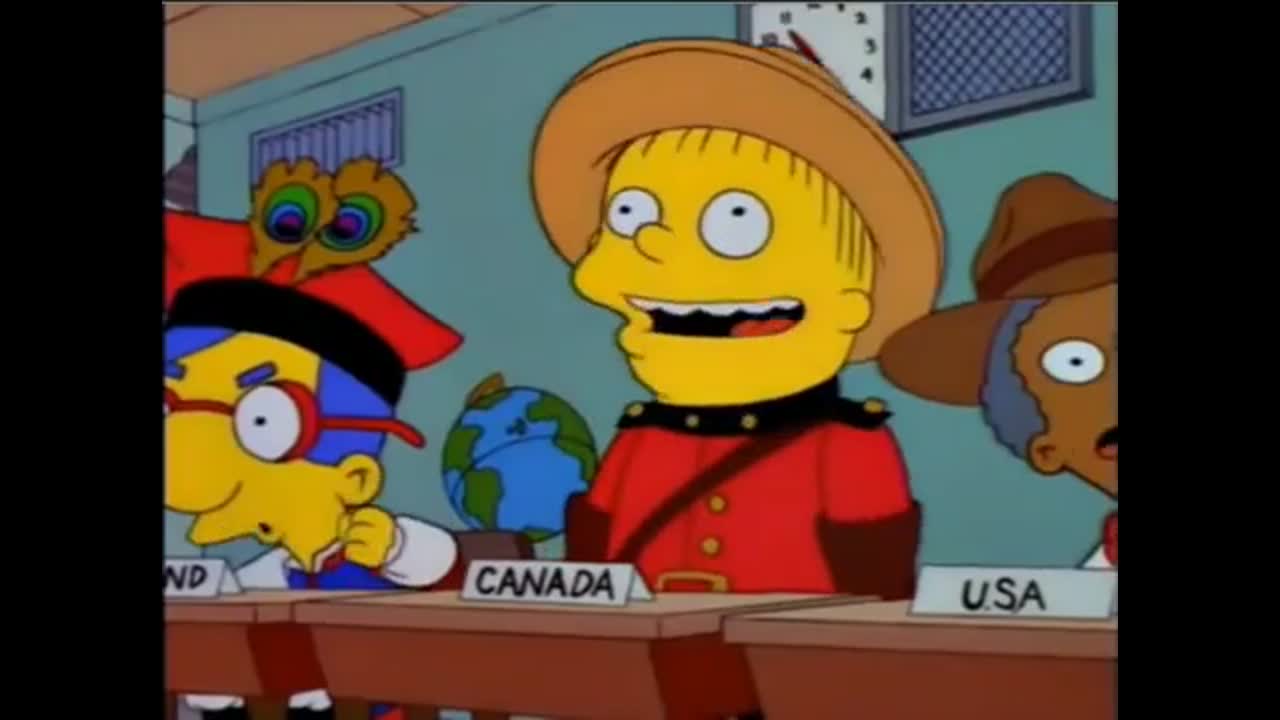 The Simpsons Oh Canada