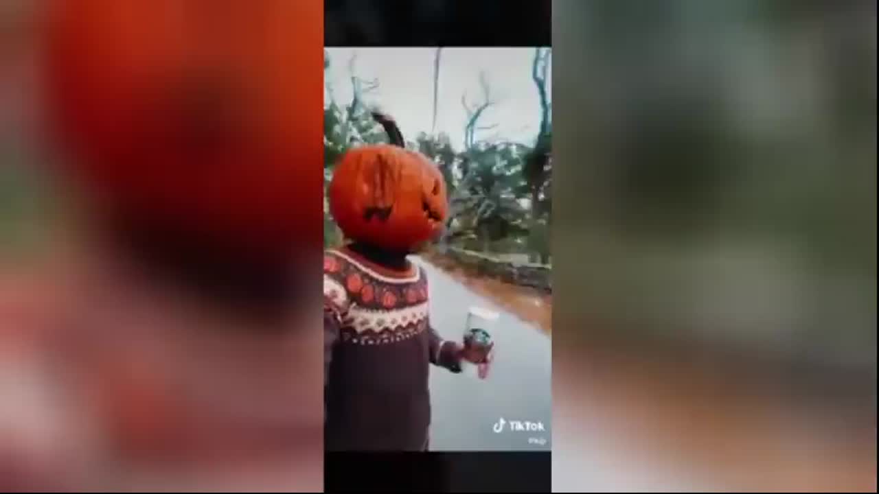 Tiktok Pumpkin spice skateboard