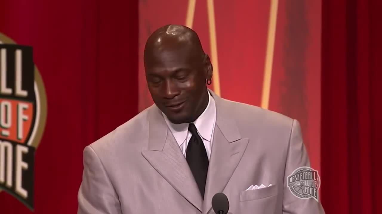 michael jordan hof speech