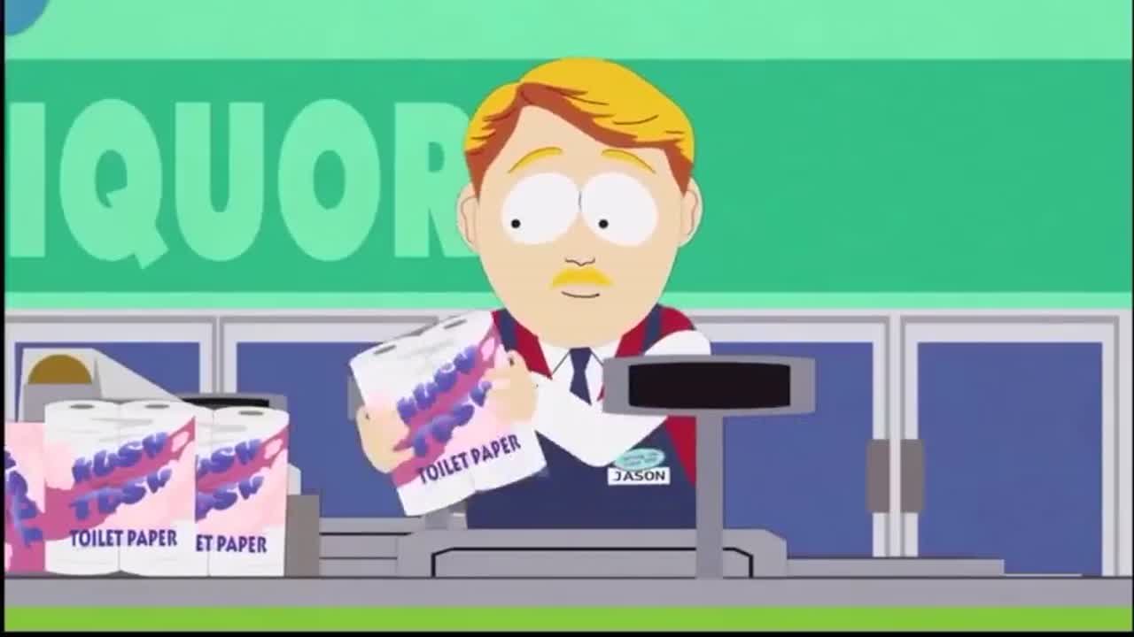 South Park Buying Toilet Paper
