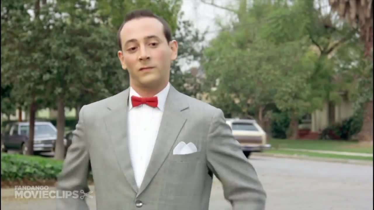 I meant to do that video clip by Pee-wee's Big Adventure