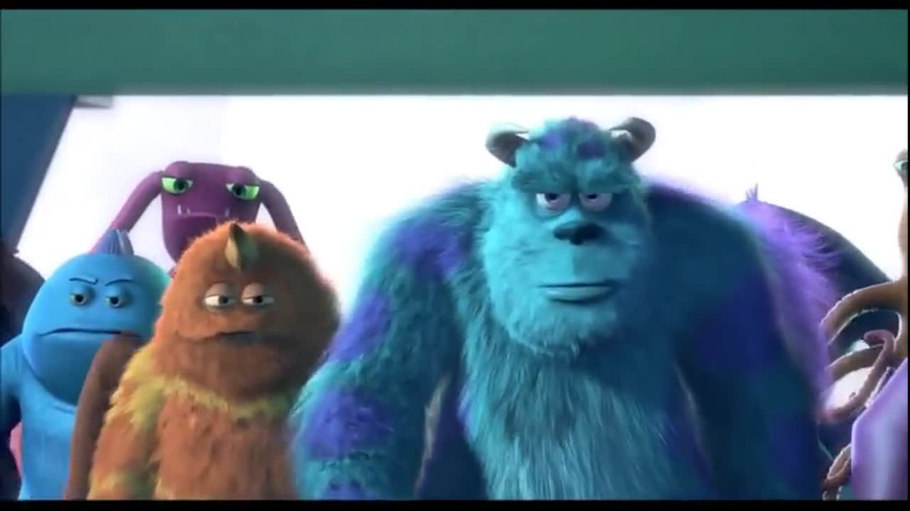 Monsters Inc. Slow motion entrance Perfect Meme Video Clip