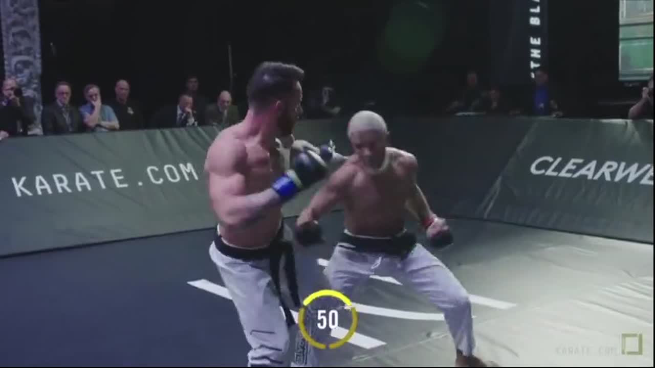 Karate Combat One punch knockout Perfect Meme Video Clip