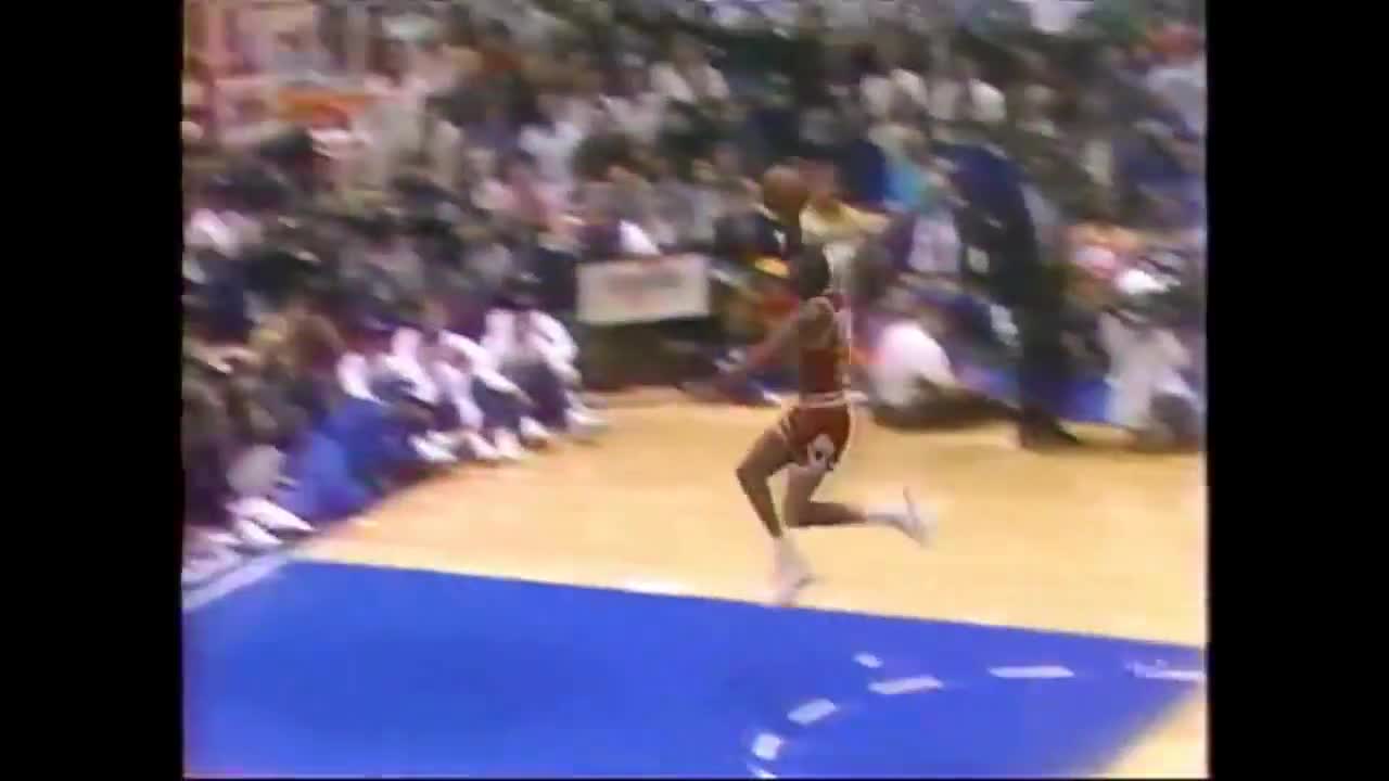 NBA Michael Jordan Free Throw Line Dunk