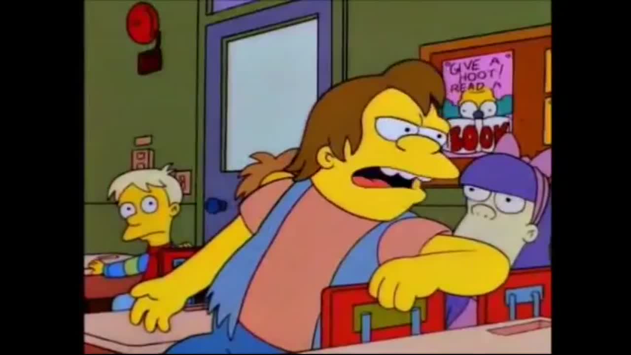 Homework simpson 02 picture