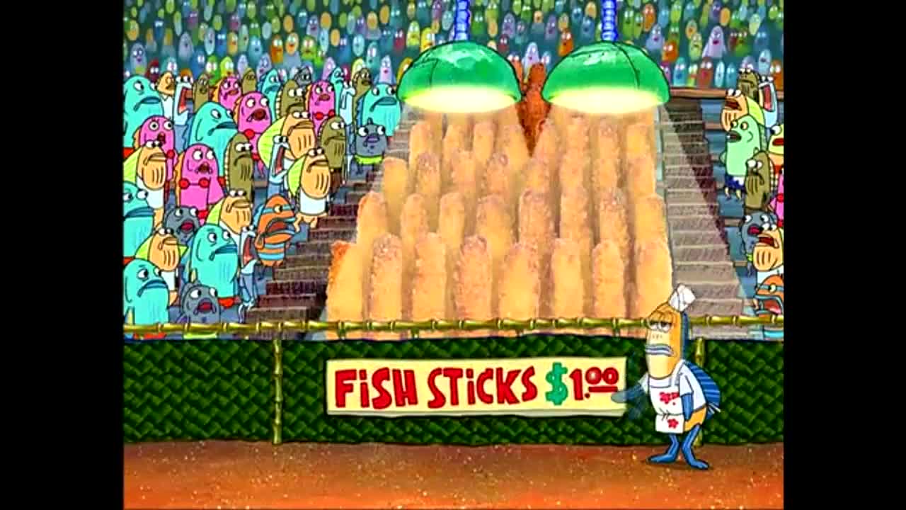SpongeBob SquarePants Get Your Fish Sticks Here