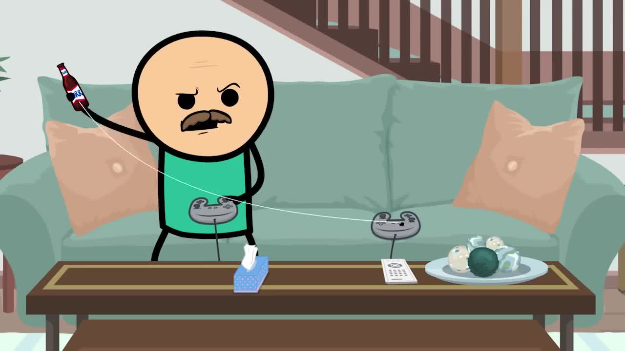 Cyanide & Happiness Grab me a beer Perfect Meme Video Clip