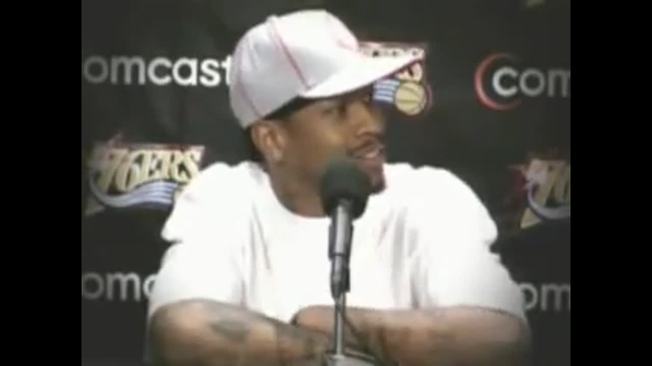 Allen Iverson We talking about practice?! Perfect Meme Video Clip